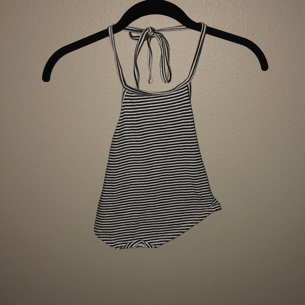 Halter stripe top